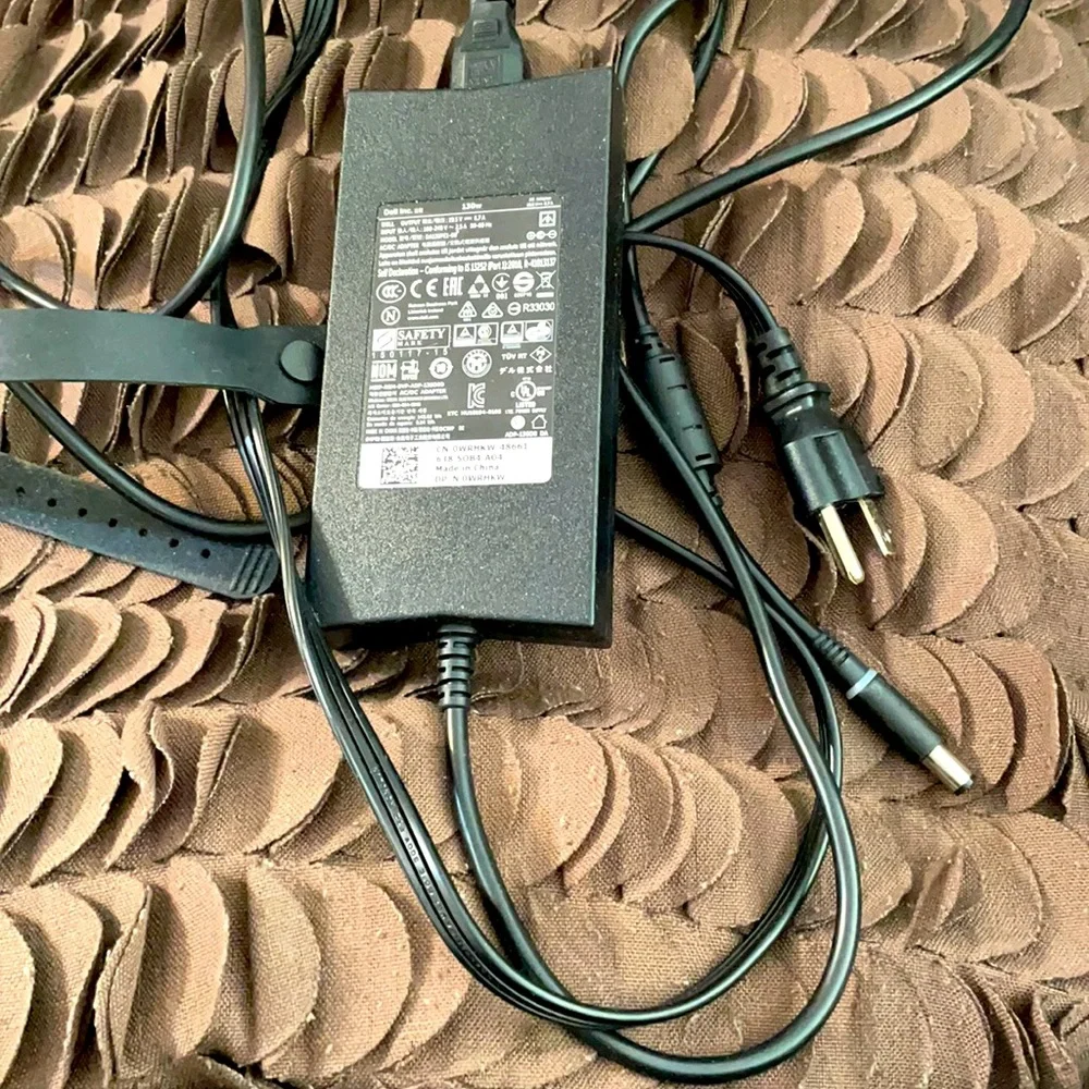 Gently Used Dell 130w AC Power Adapter Charger in great condition.